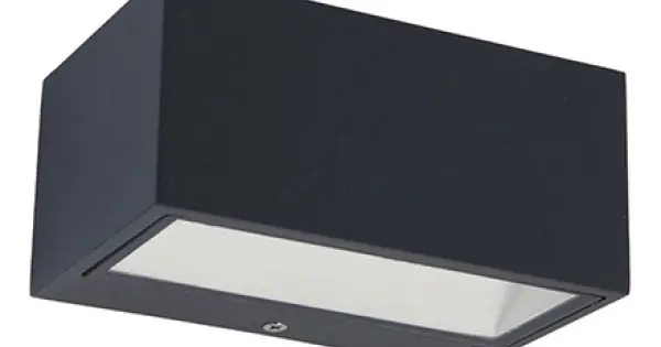 Biztonságos fizetés Lutec Gemini sötétszürke LED kültéri fali lámpa (LUT-5189113118) LED 1 izzós IP54