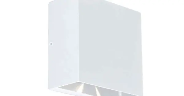 Árcsökkenés Lutec Gemini Beams fehér LED kültéri fali lámpa (LUT-5104003032) LED 1 izzós IP54