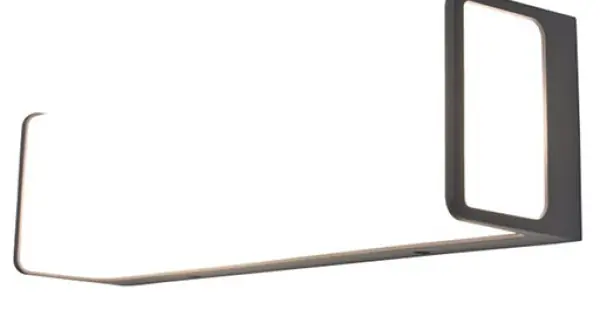 Lutec Doblo sötétszürke LED kültéri fali lámpa (LUT-5107401125) LED 1 izzós IP54 Akció
