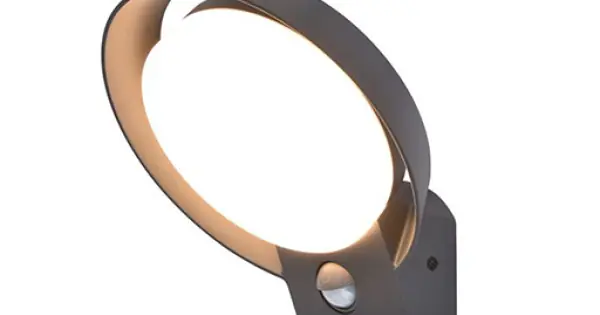 Legnépszerűbb Lutec Polo sötétszürke mozgásérzékelős LED kültéri fali lámpa (LUT-5205702118) LED 1 izzós IP54