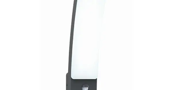 Olcsó Lutec Kira sötétszürke mozgásérzékelős LED kültéri falikar (LUT-5288903118) LED 1 izzós IP54