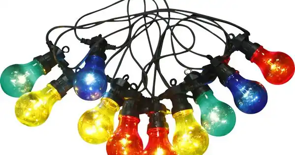 Globo Nirvana fekete-színes LED party fény (GLO-3400S) LED 10 izzós IP44 Végkiárusítás