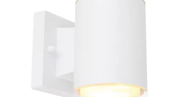 Alacsony ár Globo Alcala fehér-átlátszó kültéri fali lámpa (GLO-32063-2W) GX53 2 izzós IP44