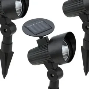 Rendeld meg most Eglo Gionata 1 fekete LED napelemes kültéri leszúrható lámpa szett (EG-48504) SOLAR-LED 3 izzós IP44