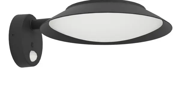 Bestseller Eglo Cerrisi fekete LED napelemes kültéri falikar (EG-901079) SOLAR-LED 1 izzós IP44