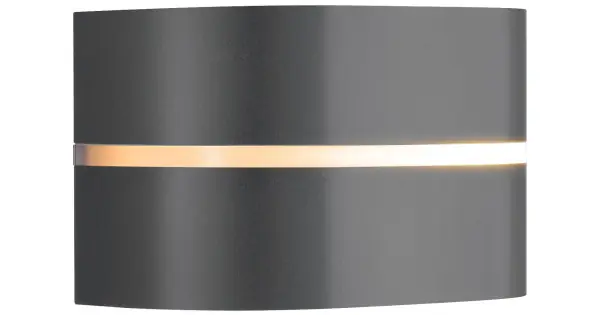 Prémium Nordlux Sibelis szürke vízvédett kültéri fali lámpa (NOR-2418311050) E27 1 izzós IP44