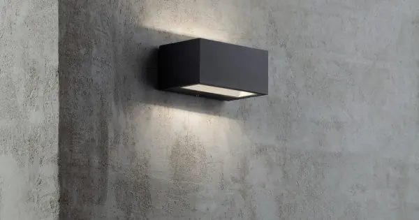 Népszerű Nordlux Nene fekete LED vízvédett kültéri fali lámpa (NOR-872723) LED 1 izzós IP54