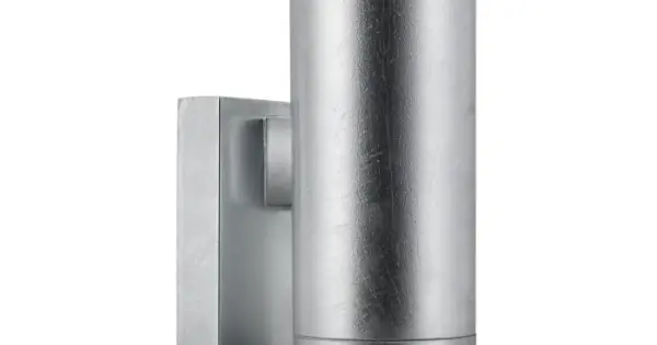 Nordlux Tin Maxi Double Sensor szürke mozgásérzékelős vízvédett kültéri fali lámpa (NOR-21519131) GU10 2 izzós IP54 Azonnali szállítás