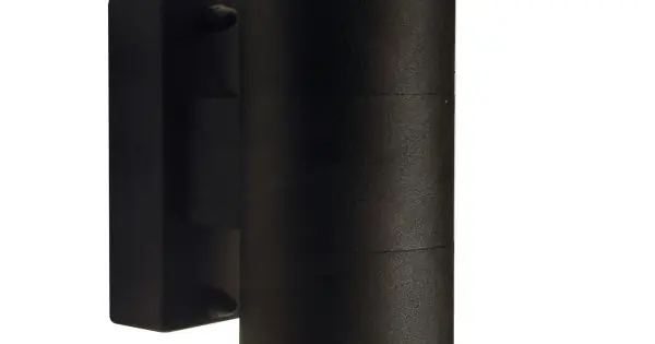 Azonnal elérhető Nordlux Tin Double fekete vízvédett kültéri fali lámpa (NOR-21279903) GU10 2 izzós IP54