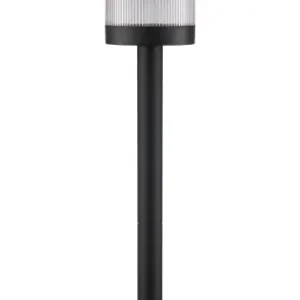 Biztonságos fizetés Nordlux Coupar Solar fekete-átlátszó LED kültéri állólámpa (NOR-2518228003) LED 1 izzós IP44