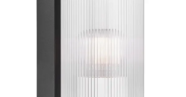 Biztonságos vásárlás Nordlux Coupar fekete-átlátszó kültéri fali lámpa (NOR-2218061003) E27 1 izzós IP54