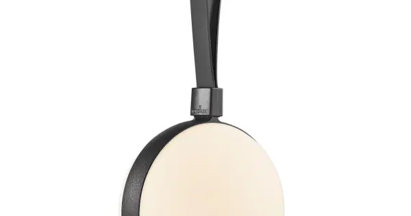 Különleges ajánlat Nordlux Bring To-Go fekete-fehér kültéri hordozható LED asztali lámpa (NOR-2218013001) LED 1 izzós IP54