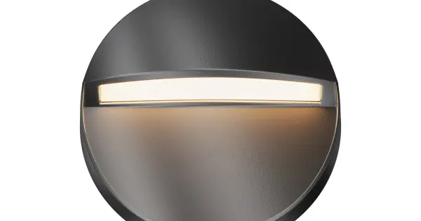 Olcsó Maytoni Mane fekete LED kültéri fali lámpa (MAY-O046SL-L3B3K) LED 1 izzós IP54