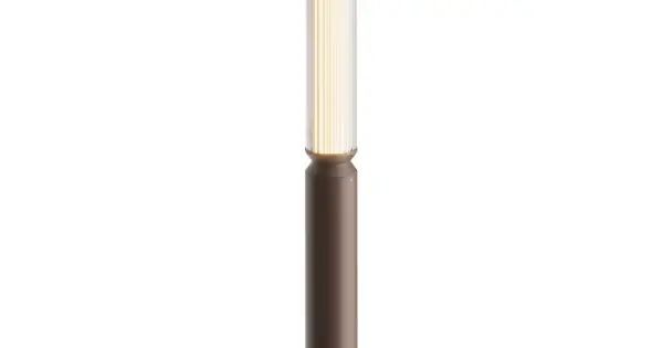 Maytoni Lit barna-fehér kültéri LED állólámpa (MAY-O593FL-L12BR3K) LED 1 izzós IP65 Kihagyhatatlan ajánlat
