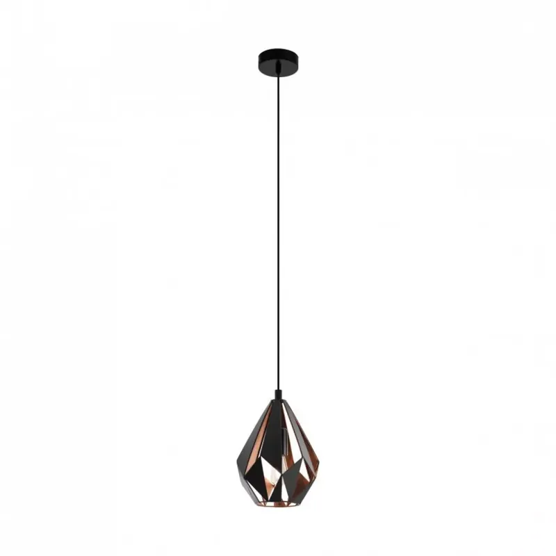 CARLTON 1 függeszték lámpa, E27 1x60W, átm 21cm - Eglo-49997 Rendeld meg most