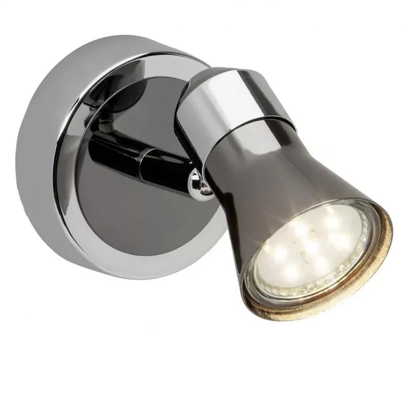 Expressz kézbesítés JUPP - LED spot fali lámpa, króm és fekete;250Lm - Brilliant-G18310/76