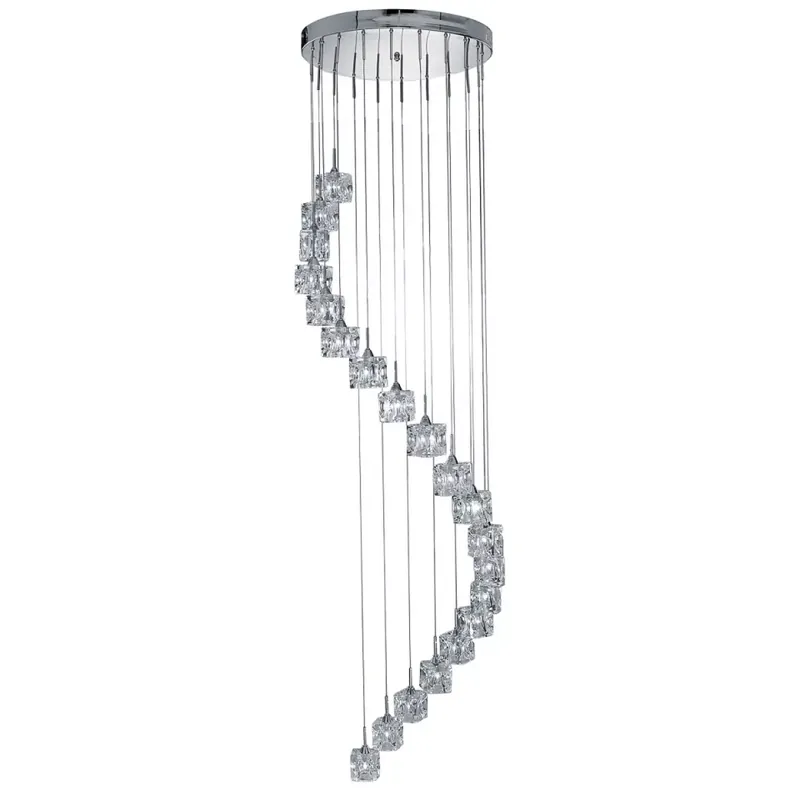 ICE Cube - 20 izzós LED függeszték lámpa, 1800 lm; 3 méteres - Searchlight-7820-20-LED Exkluzív ajánlat