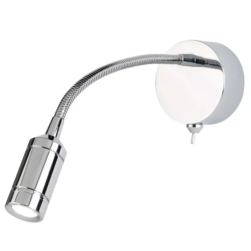 Biztonságos fizetés Wall - LED fali olvasó lámpa flexi karral, kapcsolóval - Searchlight-2256CC
