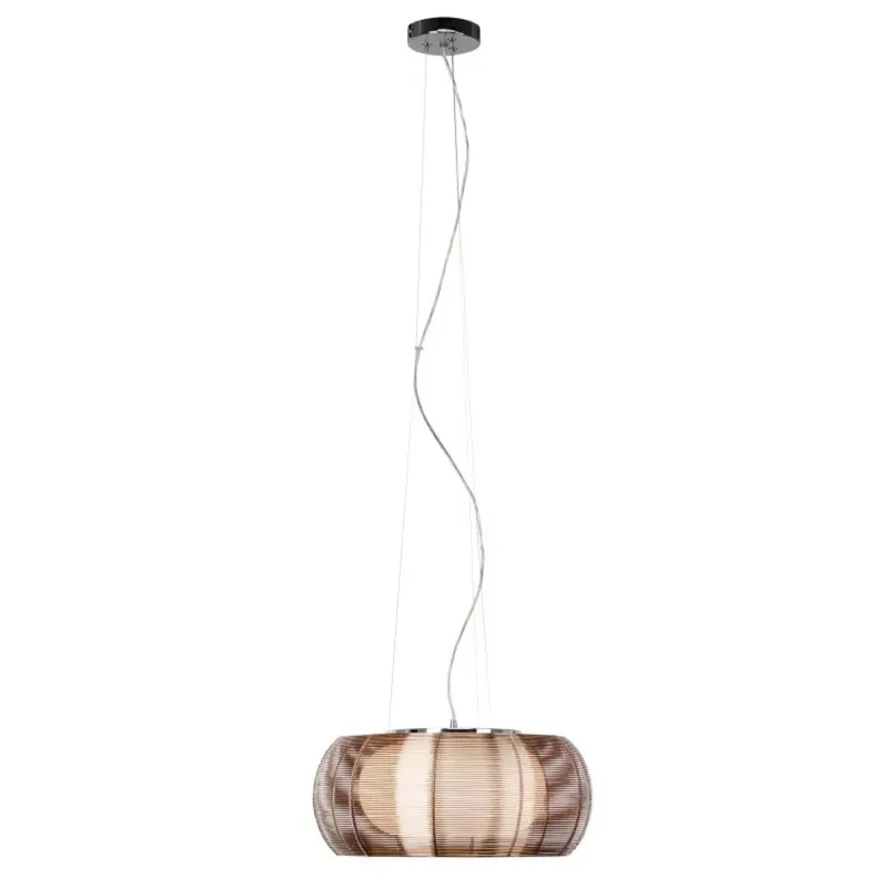 RELAX - 2 izzós függeszték lámpa, bronz/króm, átm 40 cm - Brilliant-61190/53 Árengedmény