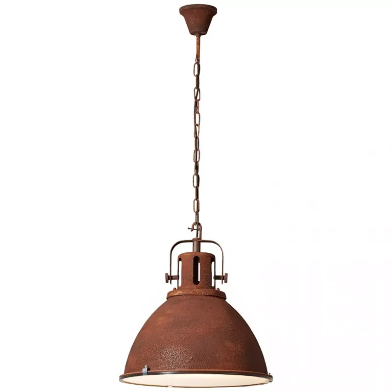 JESPER - Industrial stílusú függeszték lámpa 47 cm, rozsdás, E27 - Brilliant-23770/55 Biztonságos fizetés