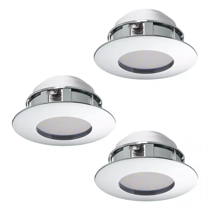 Rendeld meg most PINEDA LED IP44 süllyesztett lámpa 3 db-os szett - Eglo-95822
