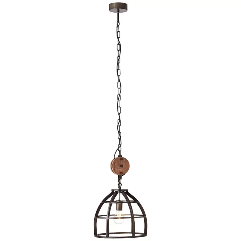 Kedvezmény MATRIX 2 - 1 izzós industrial stílusú függeszték lámpa; átm.34cm - Brilliant-HK17186S76