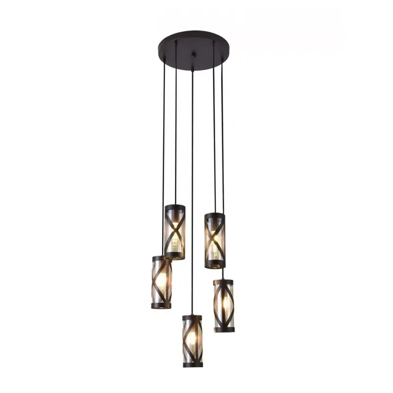 Árengedmény Oberon - 5 izzós függeszték lámpa, E14 5X MAX 40W - Raba-5340
