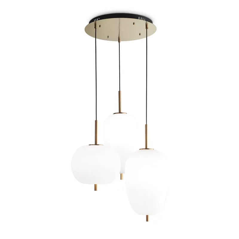 Kiárusítás UMILE SP3 - 3 búrás LED függeszték lámpa, 3160lm, átm.60cm - IDL-224541