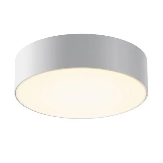 LED kültéri mennyezeti világítás Zon, fehér, Ø 22 cm, 3000 K, fém Végkiárusítás