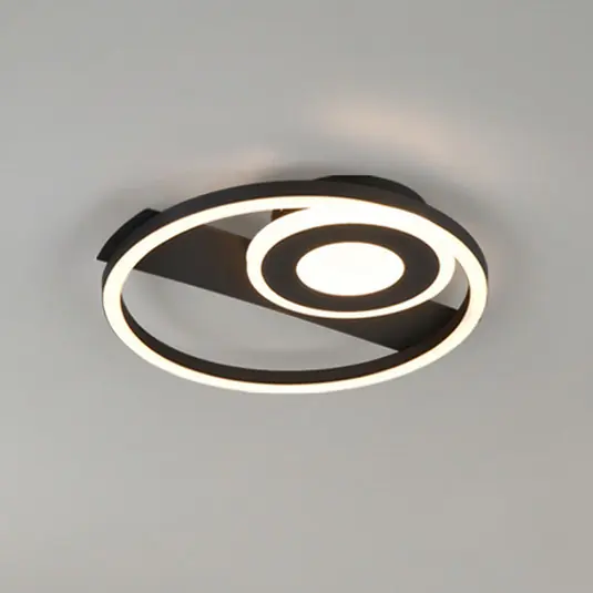Expressz kézbesítés Horus LED mennyezeti világítás, fekete, 2500 lm, 3000 K, fém