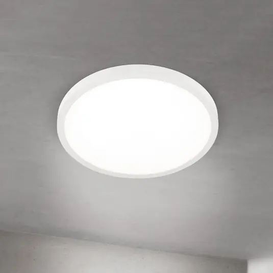 Expressz szállítás LED mennyezeti lámpa Disc, fehér, Ø 40 cm, CCT, fém/műanyag