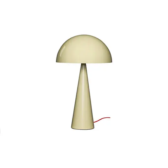 HÜBSCH Mush asztali lámpa, homokszínű, fém, magasság 50 cm Csak ma