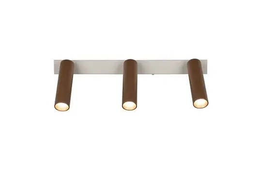 Alacsony ár Ambala LED mennyezeti spotlámpa. Hosszúság 44 cm, szürke/barna, 3 izzós.