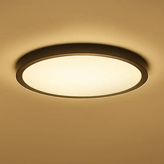 Azonnal elérhető Calex Smart LED mennyezeti lámpa HALO Ø 40 cm fekete IP54 RGB CCT