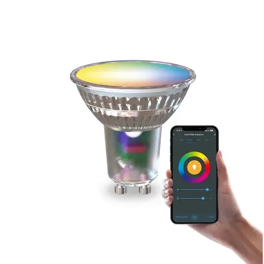 Calex Smart LED izzó Reflektor GU10 4,9W RGB CCT 5cm Árengedmény