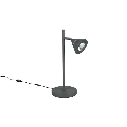 LED asztali lámpa Romeo, magasság 40 cm, fekete, fém, CCT Biztonságos fizetés