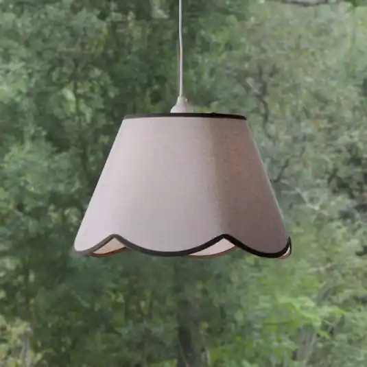 PR Home Nell lógó világítás, mohazöld, Ø 35 cm, E27, szövet Azonnal elérhető