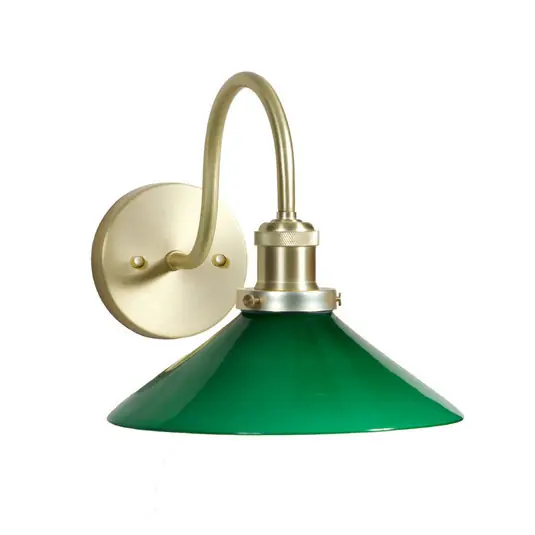 PR Home August fali világítás, arany színű/zöld, magasság 25 cm, E27 Végkiárusítás