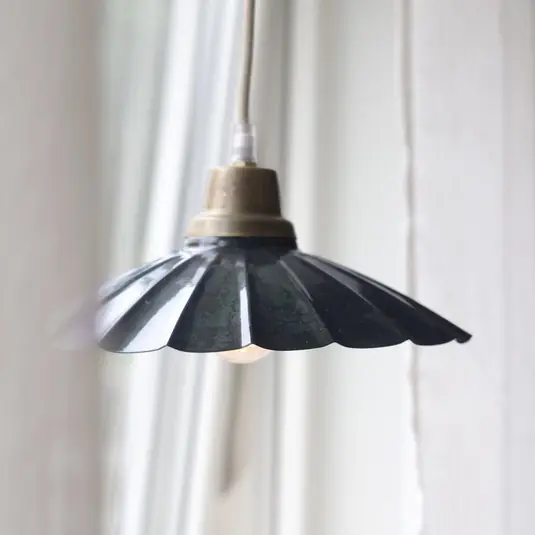 Árcsökkenés PR Home Ester lógó világítás, kék, Ø 24 cm, dugaszos, E27