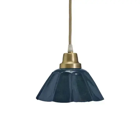 Szuper ajánlat PR Home Ester lógó világítás, kék, Ø 17 cm, csatlakozóval, E27