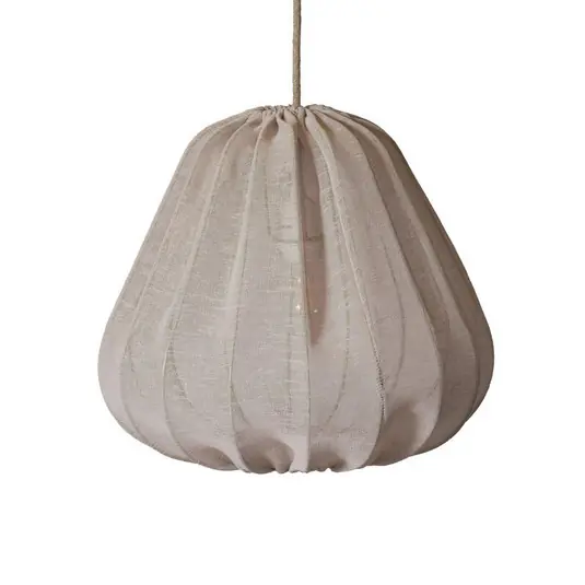 Népszerű PR Home lógó világítás Sienna, bézs, magasság 35 cm, szövet