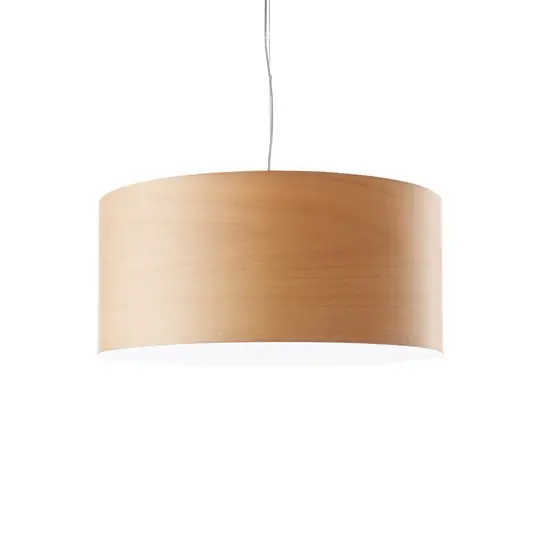 LZF LED lógó lámpa Gea, bükk színű, Ø 42 cm, fa Bestseller