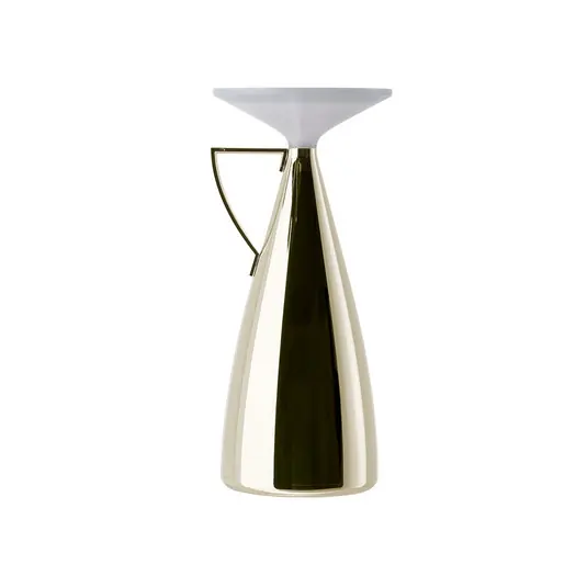 Biztonságos vásárlás Kartell LED tölthető asztali világítás Camomille, krém, magasság 24 cm