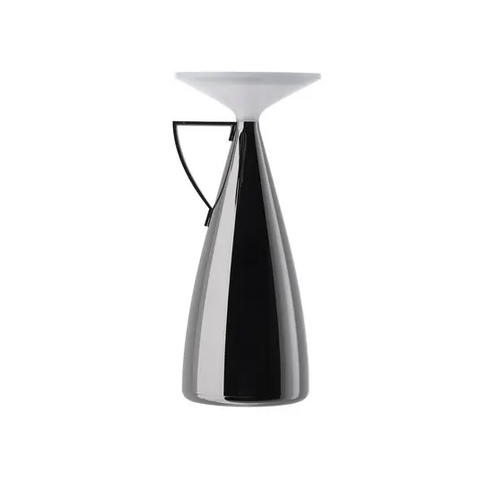 Kartell LED tölthető asztali világítás Camomille, sötét szürke, dimmelhető Biztonságos fizetés