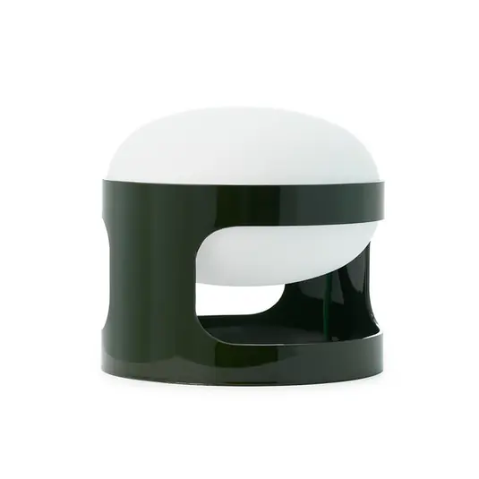 Kartell KD28 asztali világítás, erdőzöld, Ø 25 cm, E14-LED Különleges ajánlat