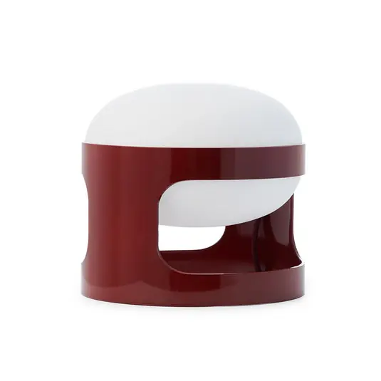 Nézd meg most Kartell KD28 asztali világítás, sötétvörös, Ø 25 cm, E14-LED