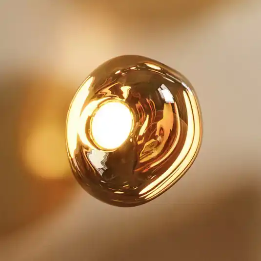 Tom Dixon LED fali lámpa Melt, Ø 50 cm, bronz színű Olcsó