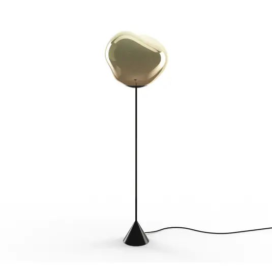 Utolsó esély Tom Dixon LED álló lámpa Melt Cone Slim, bronz, hálózati adapter