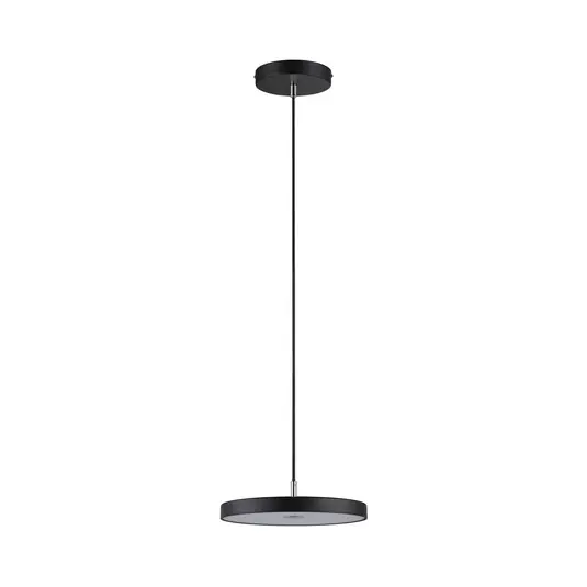 Árcsökkenés Paulmann LED lógó lámpa Hildor, fekete Ø 31 cm 3 fokozatú dimmelhetővel