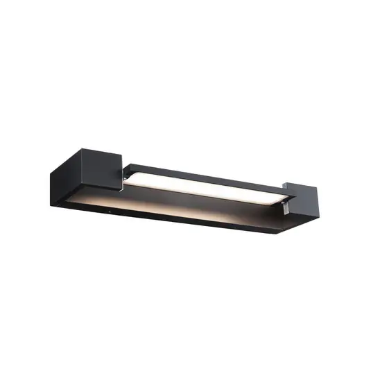 Azonnali szállítás Paulmann LED fali világítás Lucille, fekete, 40 cm IP44 dimmelhető